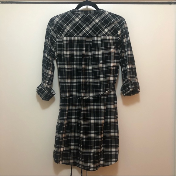 NWT $188 Soft Joie Castle Black / White Plaid Dress in size XS! - Picture 5 of 13